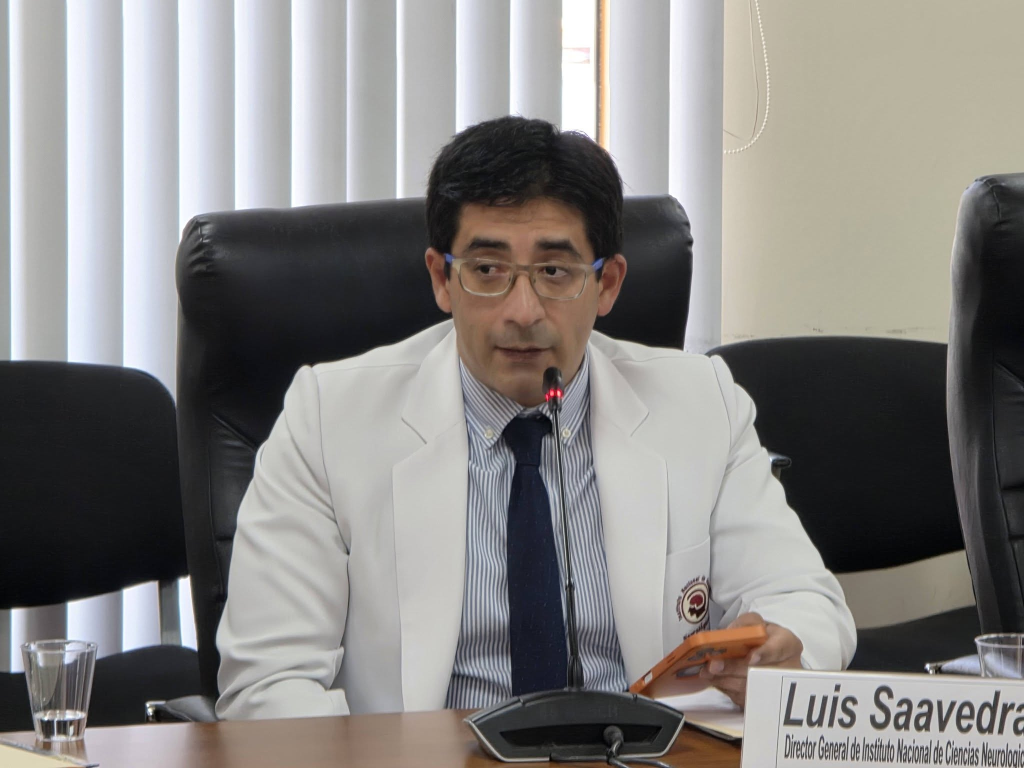 Dr. Luis Saavedra, Director General del Instituto Nacional de Ciencias Neurológicas (INCN)